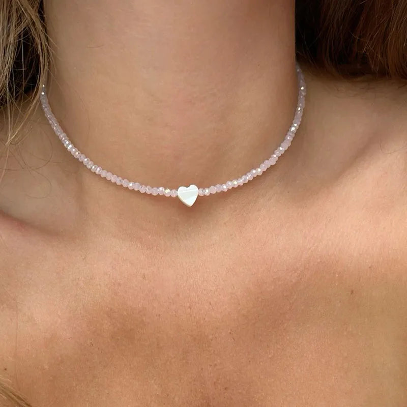 Collar Largo de Borlas, Perlas de Imitación y Cristales | Joyería Elegante
