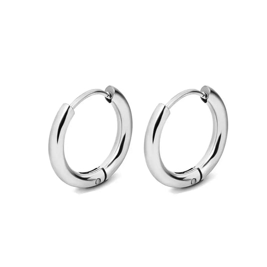 Pendientes de Acero Inoxidable | Unisex | Piercing para Cartílago  y Lóbulo | Mini Aros