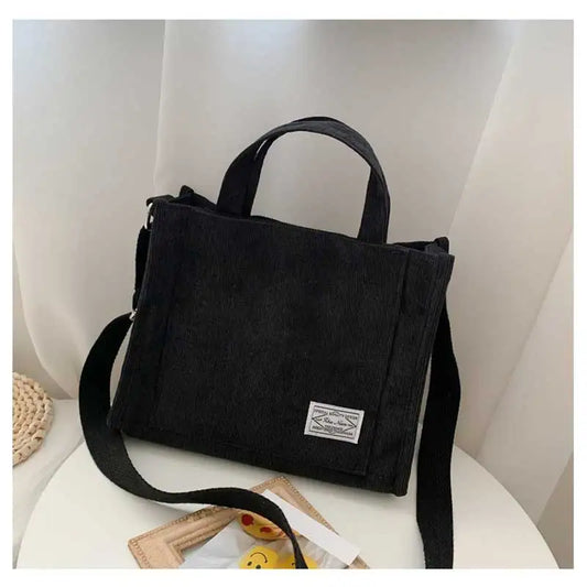 Bolso Bandolera de Pana | Bolso Cruzado Casual con Gran Capacidad