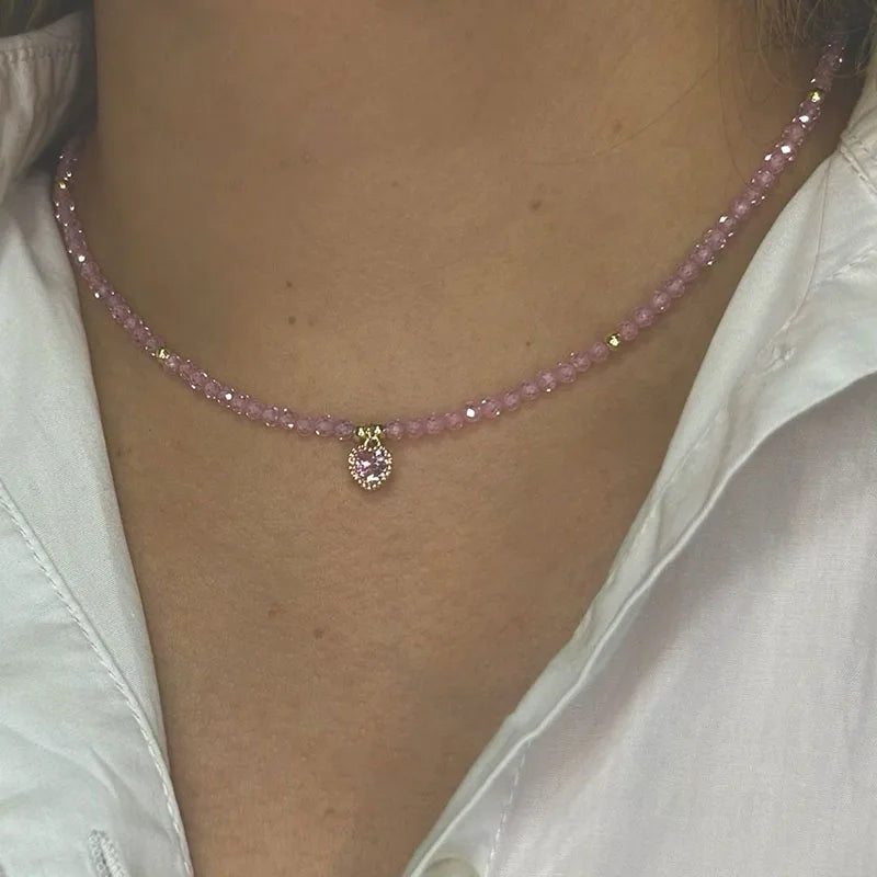 Collar Largo de Borlas, Perlas de Imitación y Cristales | Joyería Elegante