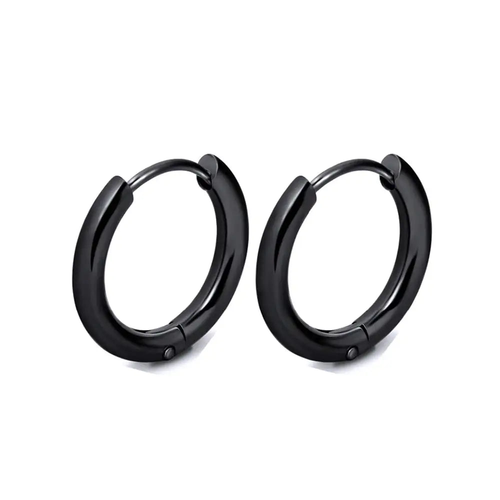 Pendientes de Acero Inoxidable | Unisex | Piercing para Cartílago  y Lóbulo | Mini Aros