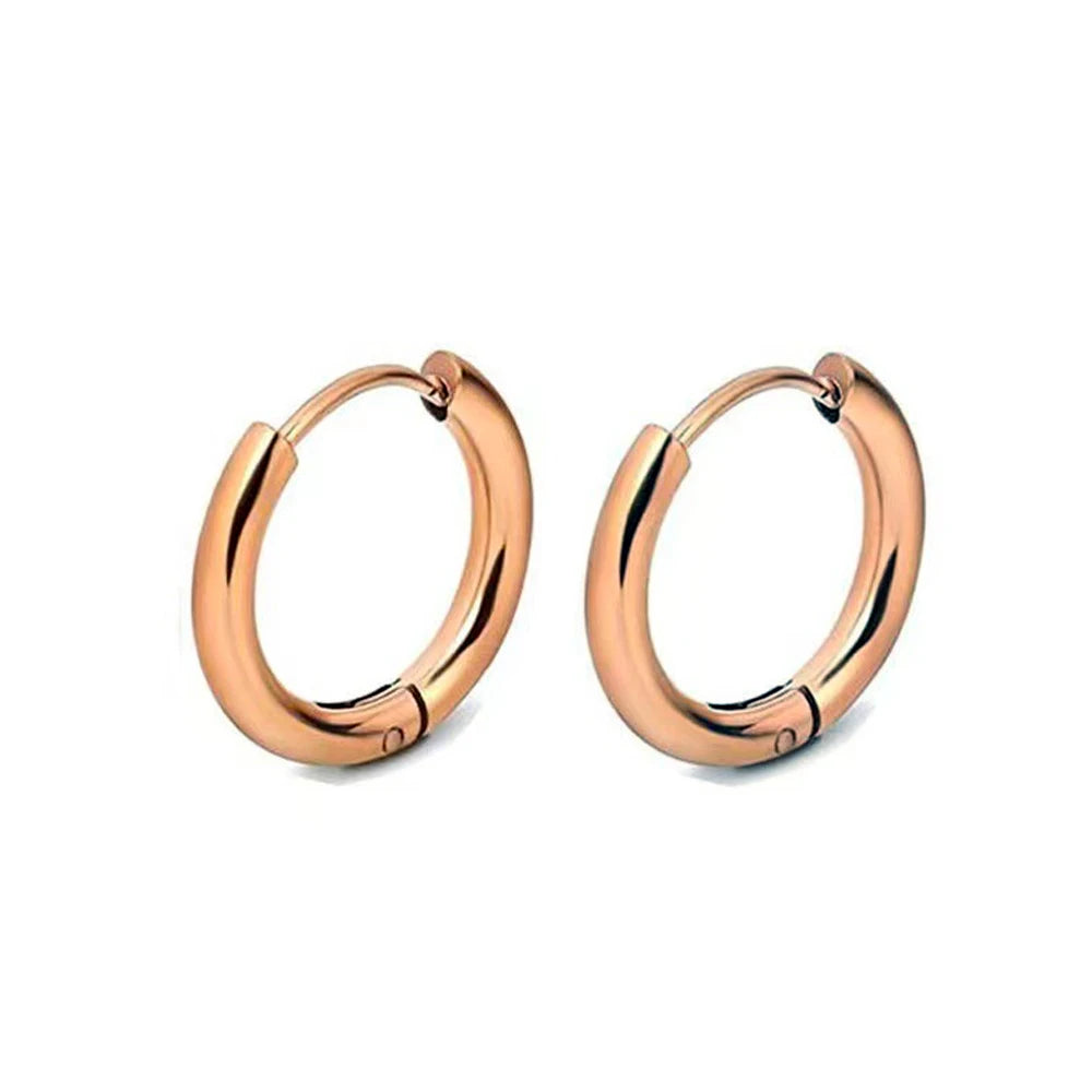 Pendientes de Acero Inoxidable | Unisex | Piercing para Cartílago  y Lóbulo | Mini Aros