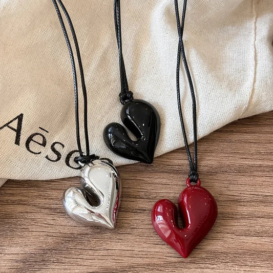Collar Gargantilla con Corazón | Estilo Vintage