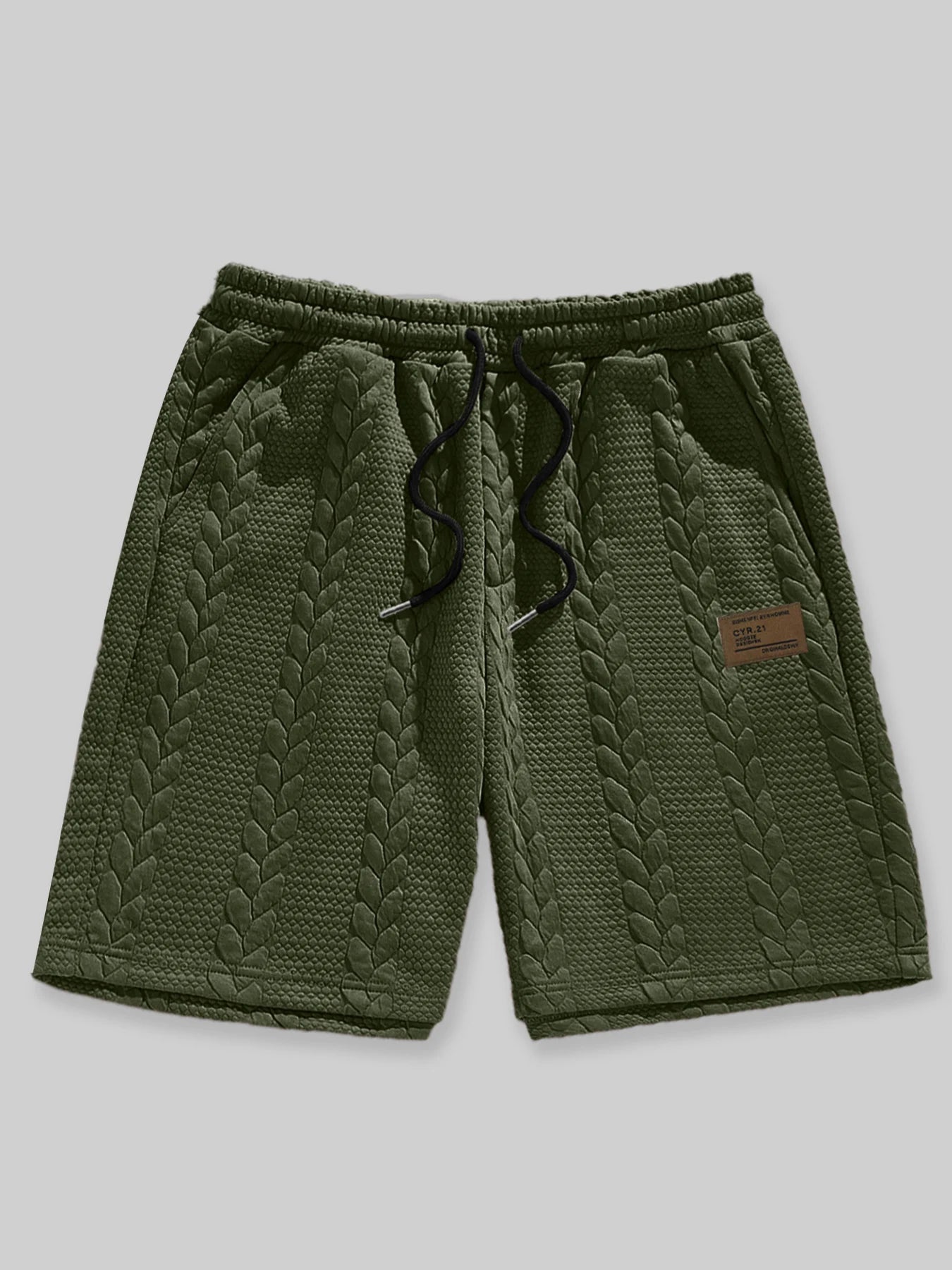 Liam | Pantalón corto casual de pana negra para hombre
