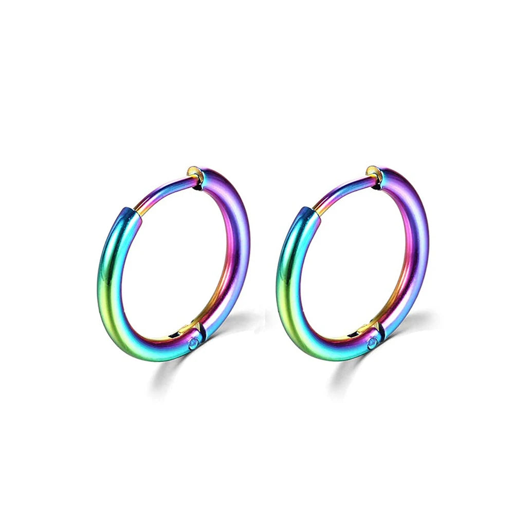 Pendientes de Acero Inoxidable | Unisex | Piercing para Cartílago  y Lóbulo | Mini Aros